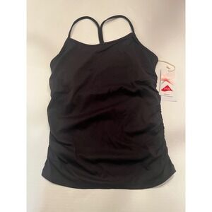 Augiris Maternity Lycra Tank Top Black Size Medium